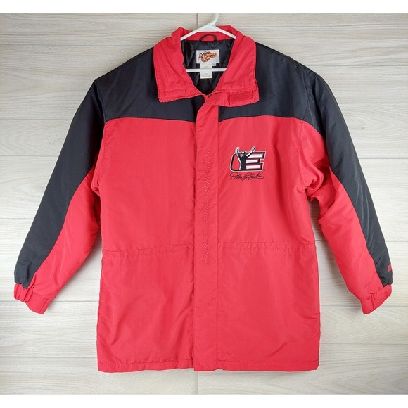 Dale Earnhardt The Intimidator Jacket Coat Mens Large NASCAR Lined‎ Parka Racing - Picture 1 of 9